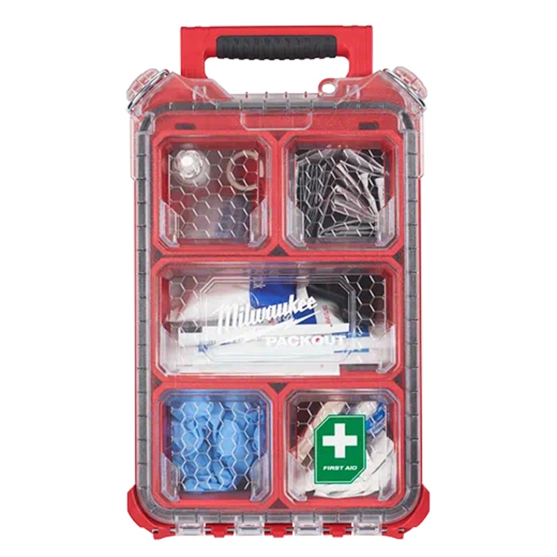 First Aid Kit – Milwaukee PACKOUT 76PC Class A Type III PACKOUT First Aid Kit, 48-73-8435N