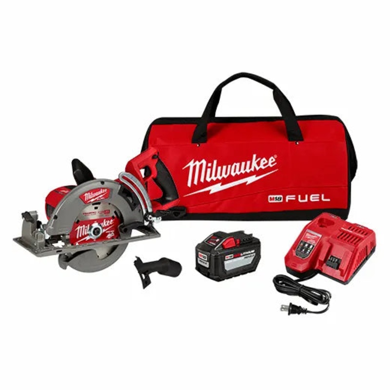 Circular Saw Kit – Milwaukee M18 FUEL 7-1/4″ Rear Handle Circular Saw Kit, 2830-21HD