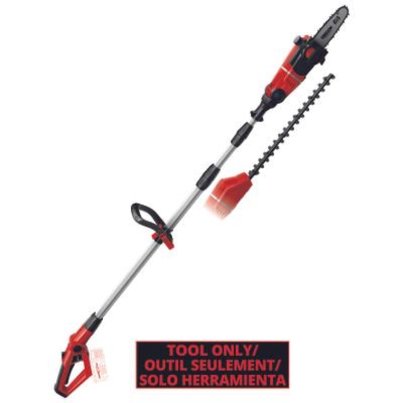 Chainsaw / Hedge Trimmer – Einhell 18V 2-in-1 Cordless Telescopic Combo (8 Pole Chain Saw/18 Hedge Trimmer), 3410789