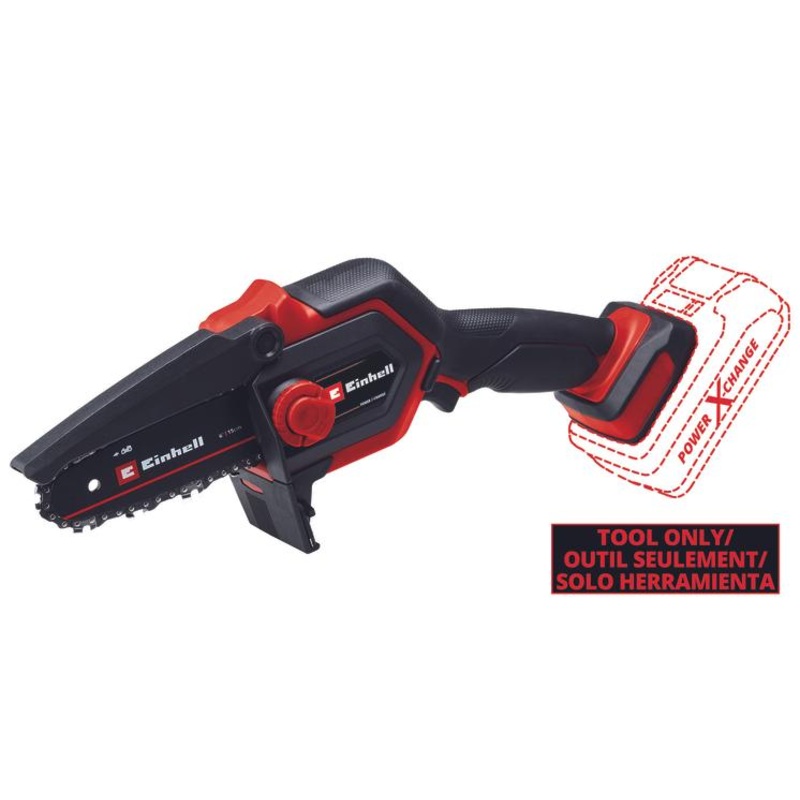 Chainsaw – Einhell 18V 6″ Cordless Compact Pruning Chain Saw, 4600035