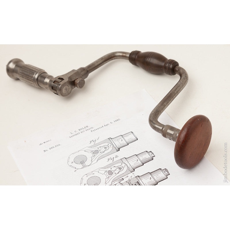 BOLEN Patent 10 inch Ratchet Brace DAVIS LEVEL & TOOL CO. — 72126R