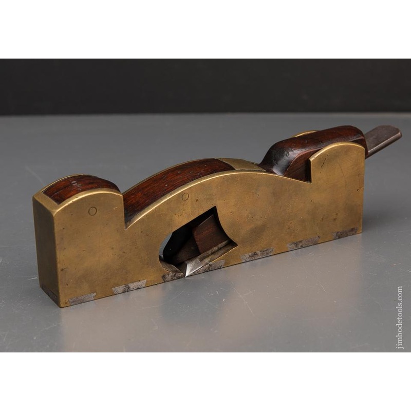 STUNNING 1 1/4 x 8 inch Dovetailed Gunmetal Shoulder Plane FINE – 93485R