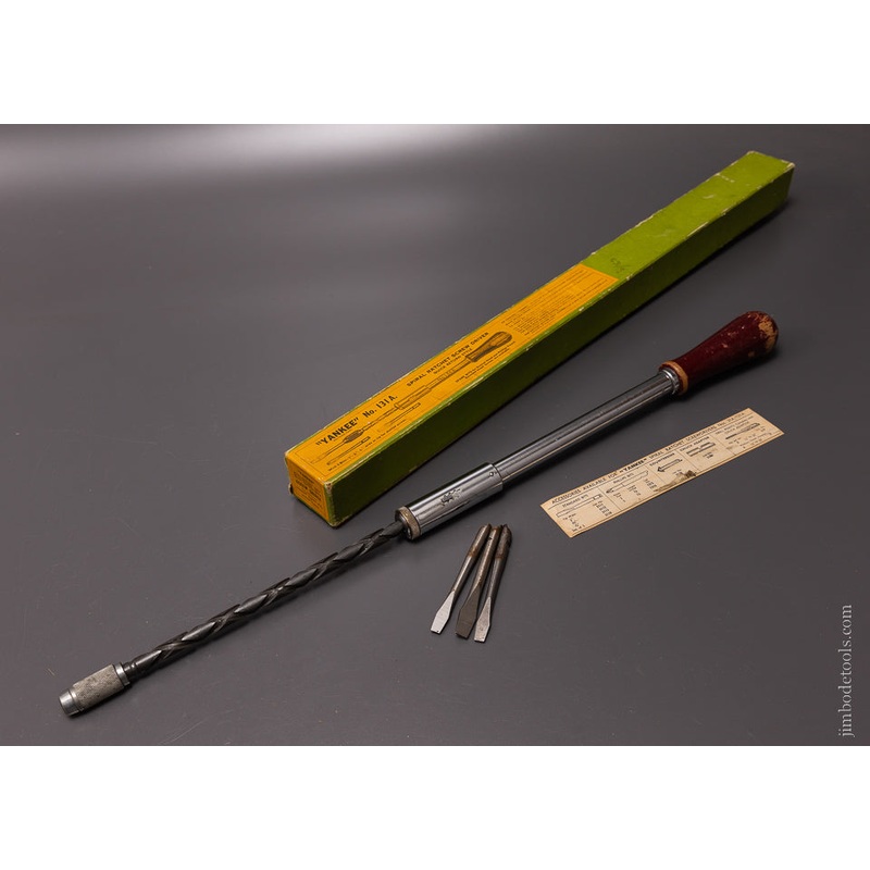 YANKEE No. 131A Automatic Screwdriver Near Mint in Original Box w/ Three Bits – 107156