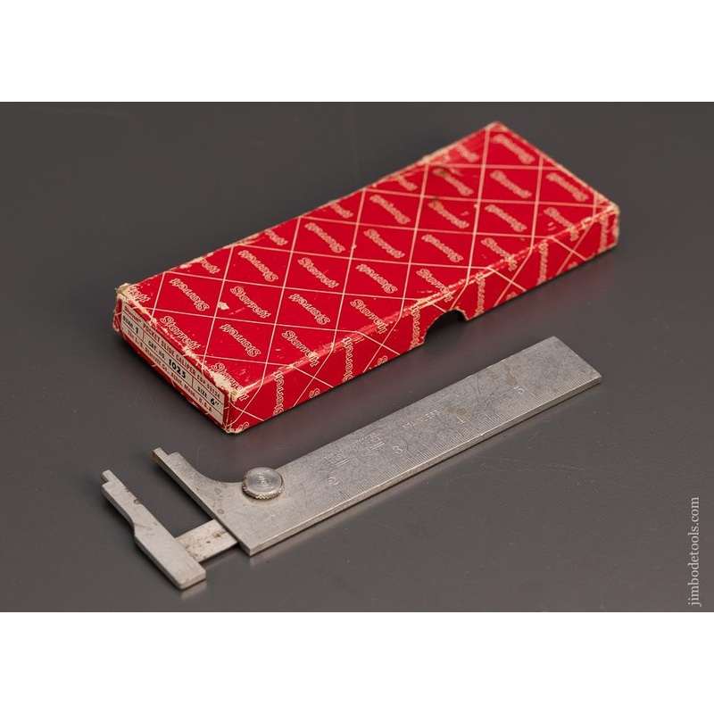 6 Inch STARRETT No. 1025 Pocket Slide Caliper Mint in Box – 99968