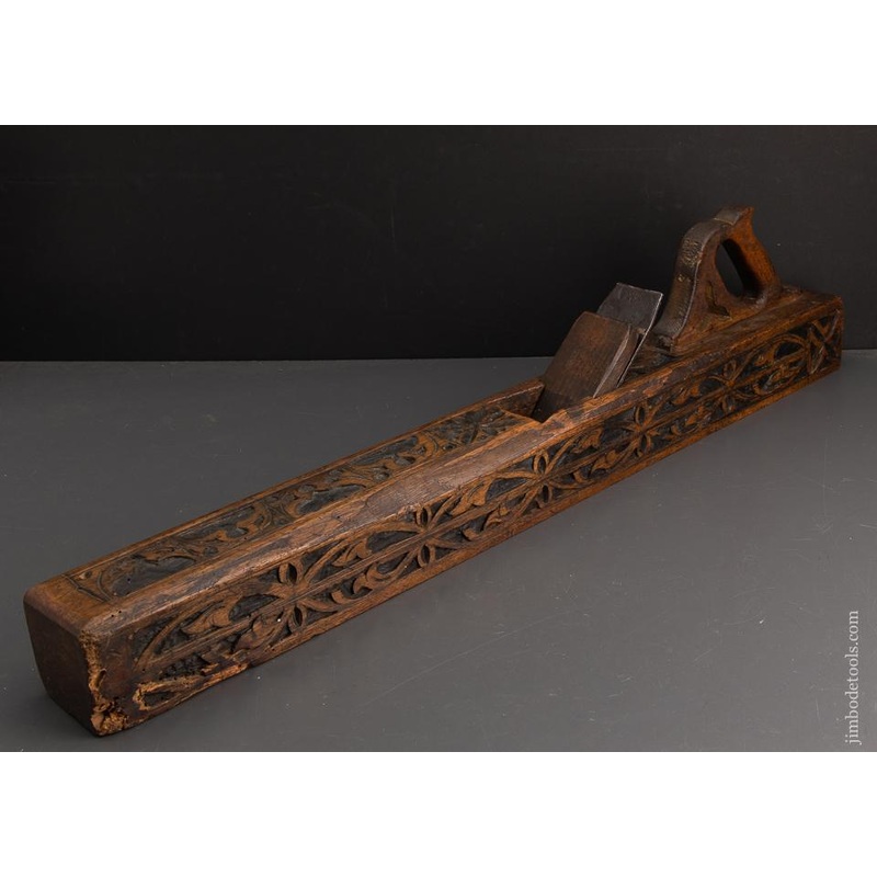 Amazing! 30 1/2 inch Carved Jointer Plane – EXCALIBUR 11