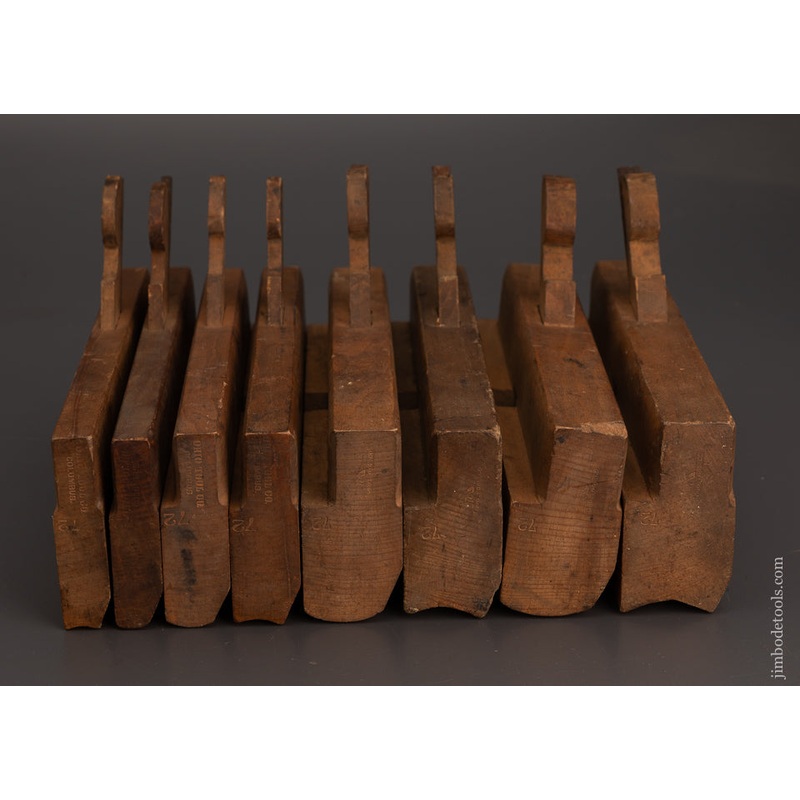 4 Fine Pairs of Hollow & Round Moulding Planes by OHIO TOOL CO. – 103053