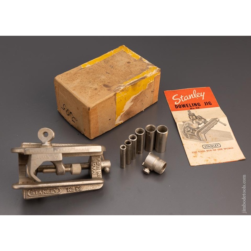 STANLEY No. 59 Doweling Jig 100% Complete – 100475
