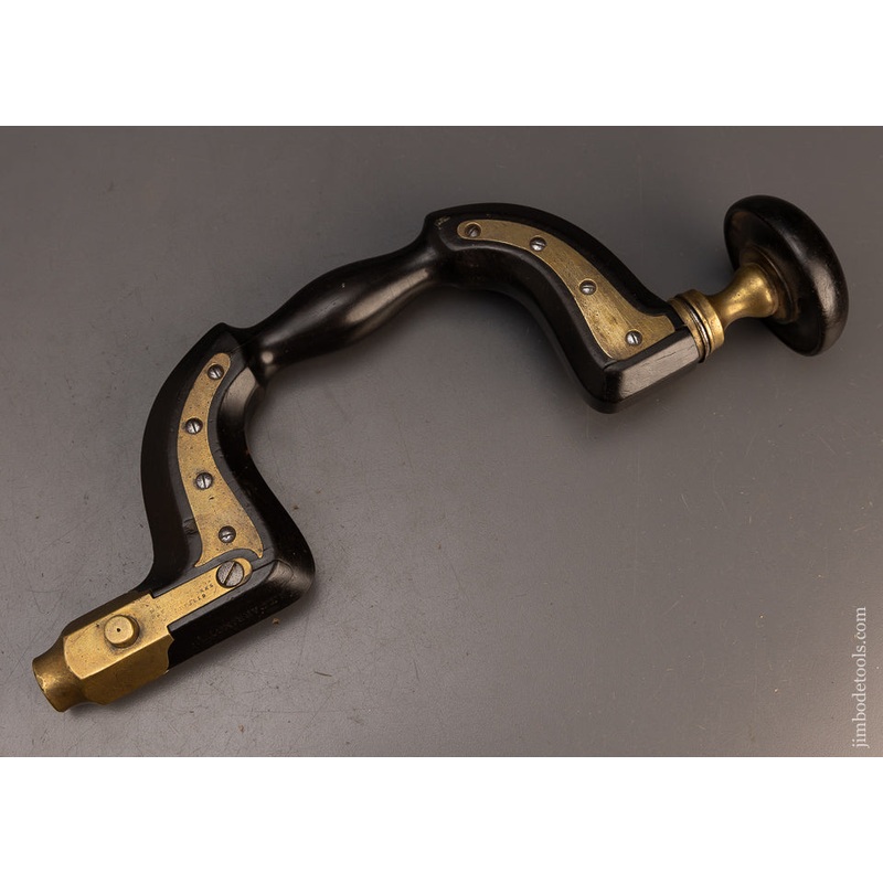 Very Rare Solid Ebony Sheffield Plated Brace by WM. MARPLES – 114517