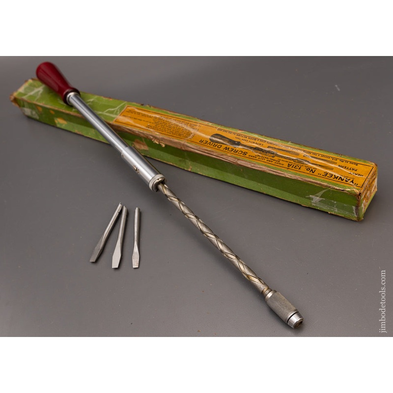 STANLEY No. 131A YANKEE Spiral Ratchet Screw Driver Mint in Box – 111554