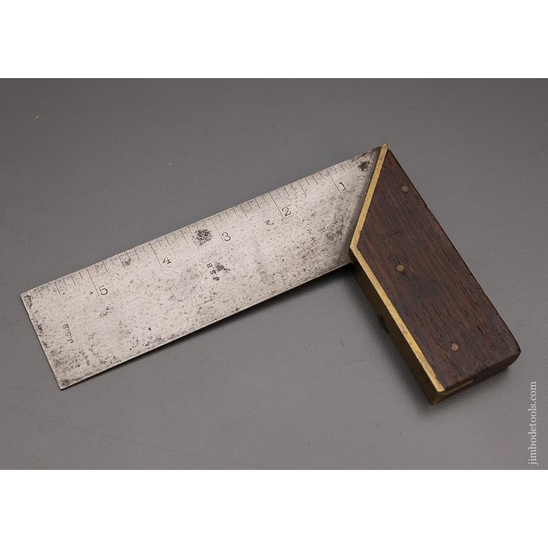 TRAUT & WINTERBOTTOM Patents STANLEY No. 2 Try Square Ca. 1888-97 Type 2, 4 1/2 Inch Size Fine – 97352