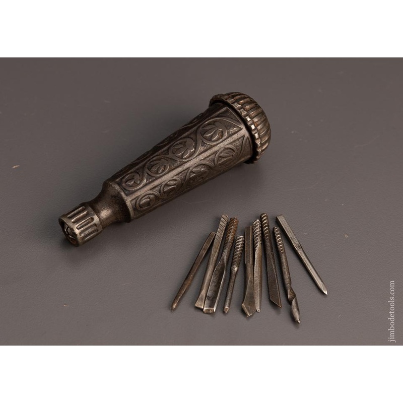 STANLEY No. 1 Excelsior Tool Handle with 9 Cutters – 98317