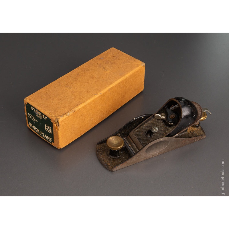 STANLEY No. 9 1/4 Block Plane Near Mint in Box – 102961