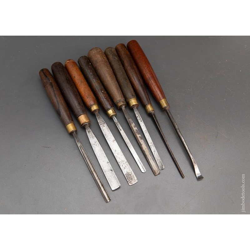 8 Good ADDIS Carving Chisels – 94593