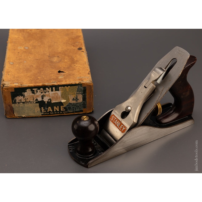 STANLEY No. 4 Smooth Plane Near Mint in Box – 106884