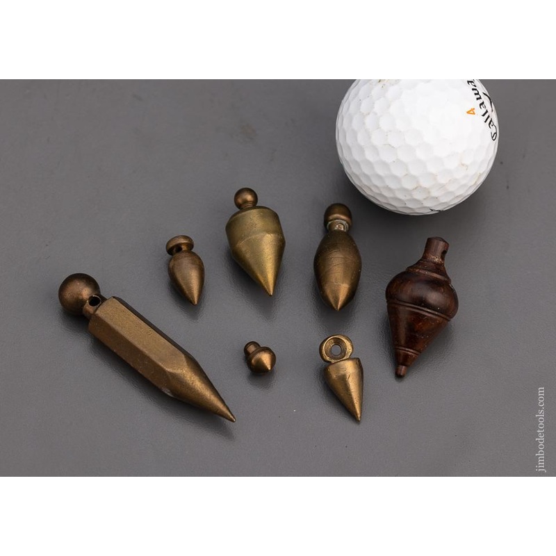 7 Miniature Plumb Bobs – 100863