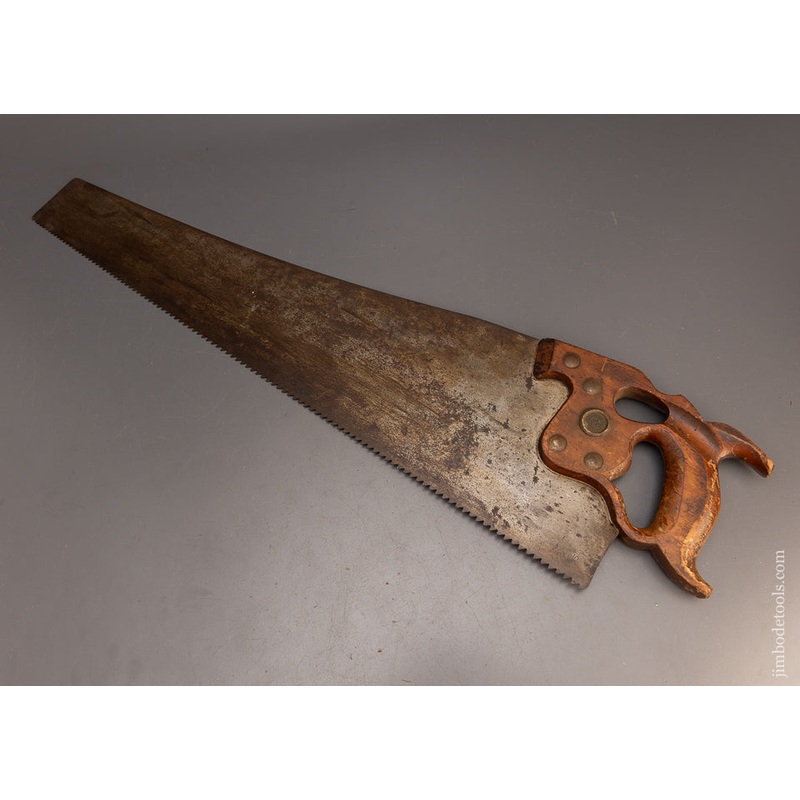 Straight & Sharp DISSTON D-8 Thumb Hole Handle Rip Hand Saw – 114844