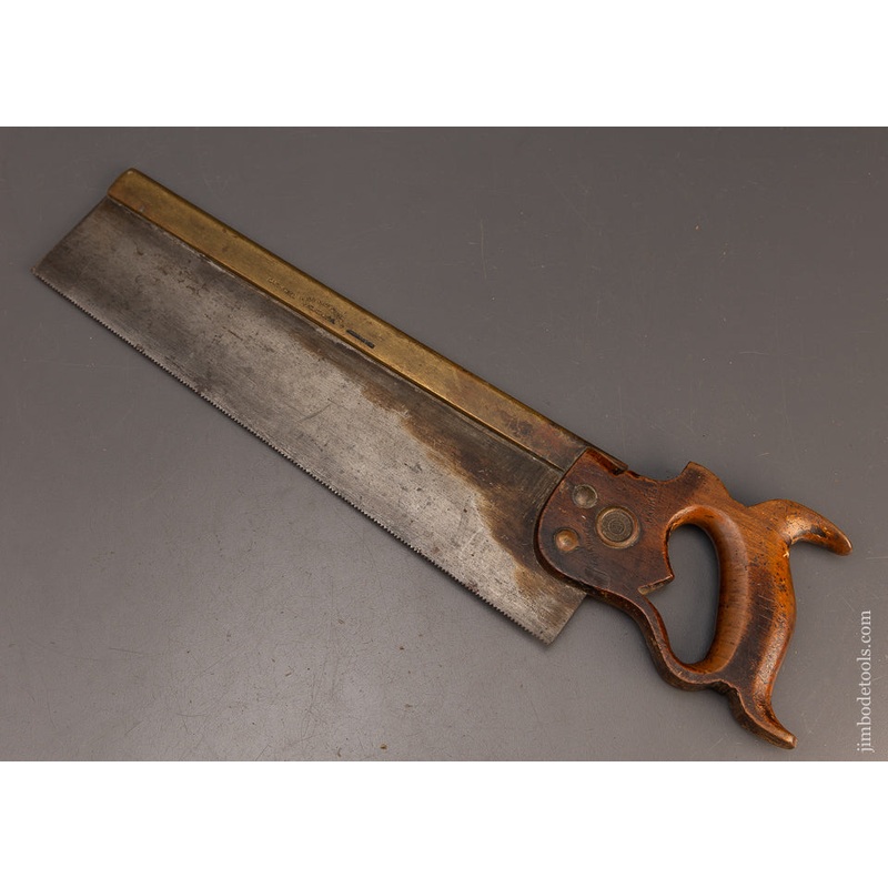 Sweet DISSTON No. 5 Brass Back Saw – 114962