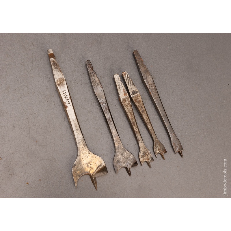 Working Set of 5 Center Bits for Bit Brace – 114071