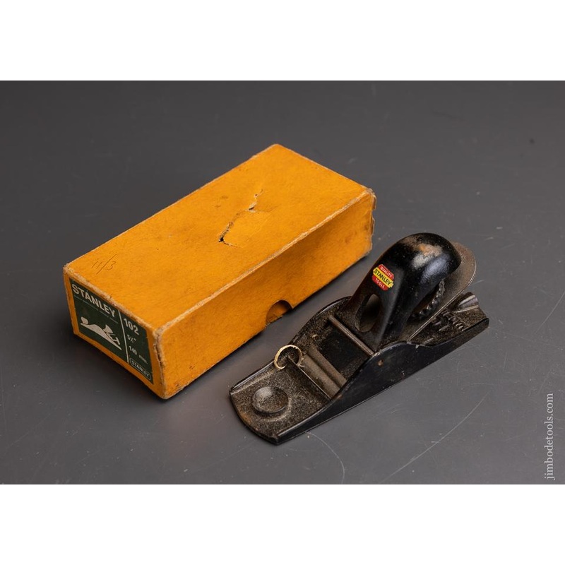 STANLEY No. 102 Block Plane Near Mint in Box – 96091