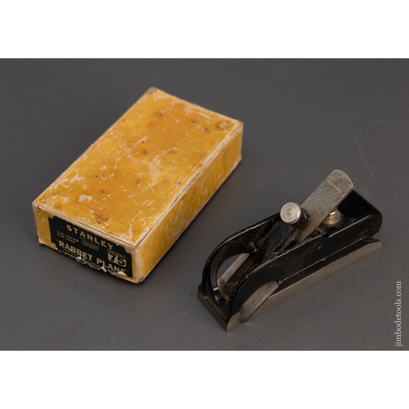 STANLEY No. 75 Rabbet Plane Mint in Box – 115153