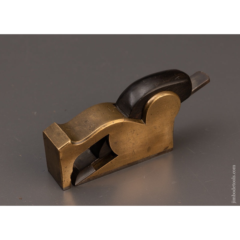 Sweet Gunmetal & Rosewood Infill Bullnose Shoulder Plane – 111416