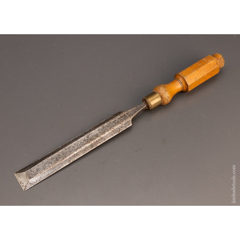 1 1/4 Inch Boxwood Handled Paring Chisel by C. F. JOHNSON SHEFFIELD – 114968
