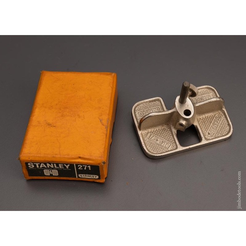 STANLEY No. 271 Miniature Router Plane Mint in Box – 98801