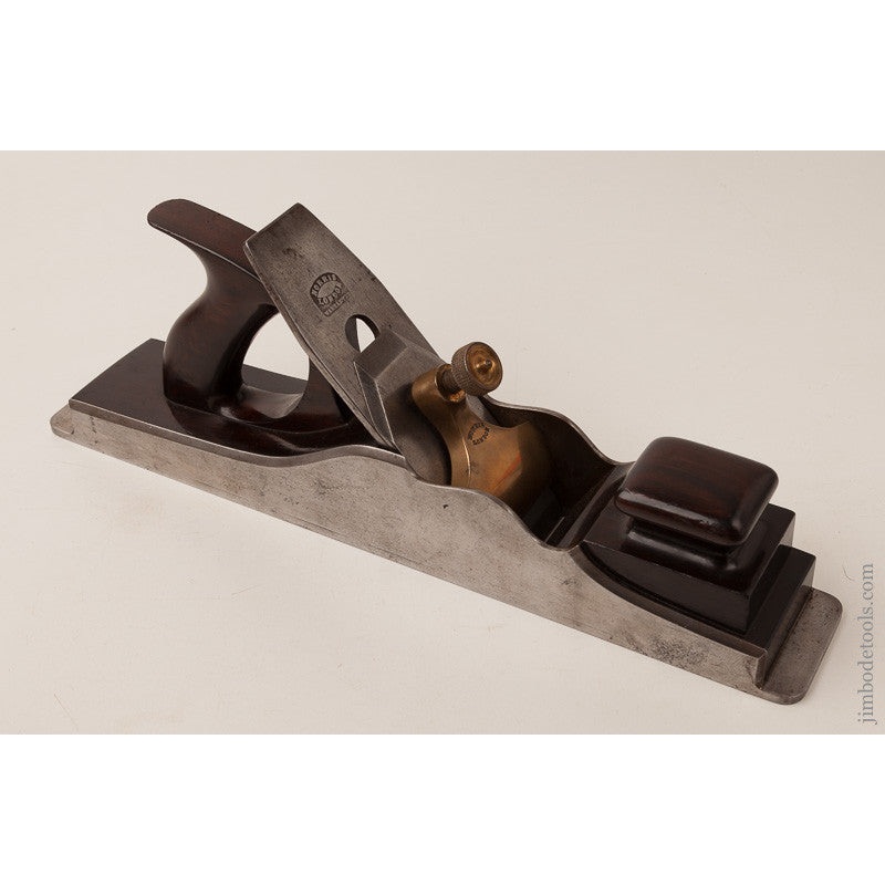 STUNNING Early 16 1/2 inch NORRIS No. One Dovetailed Steel and Rosewood Panel Plane – Excelsior 67045U