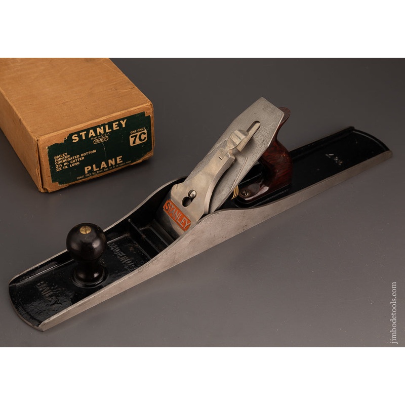 STANLEY No. 7C Jointer Plane Near Mint in Box – 103030