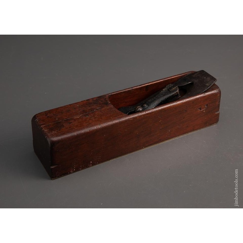 Unusual Mahogany and Brass Miter Plane – 95065
