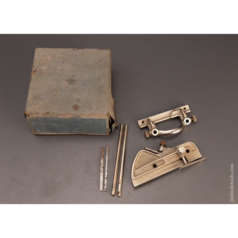 100% Complete RECORD No. 043 Plow Plane Near Mint in Box – 111212