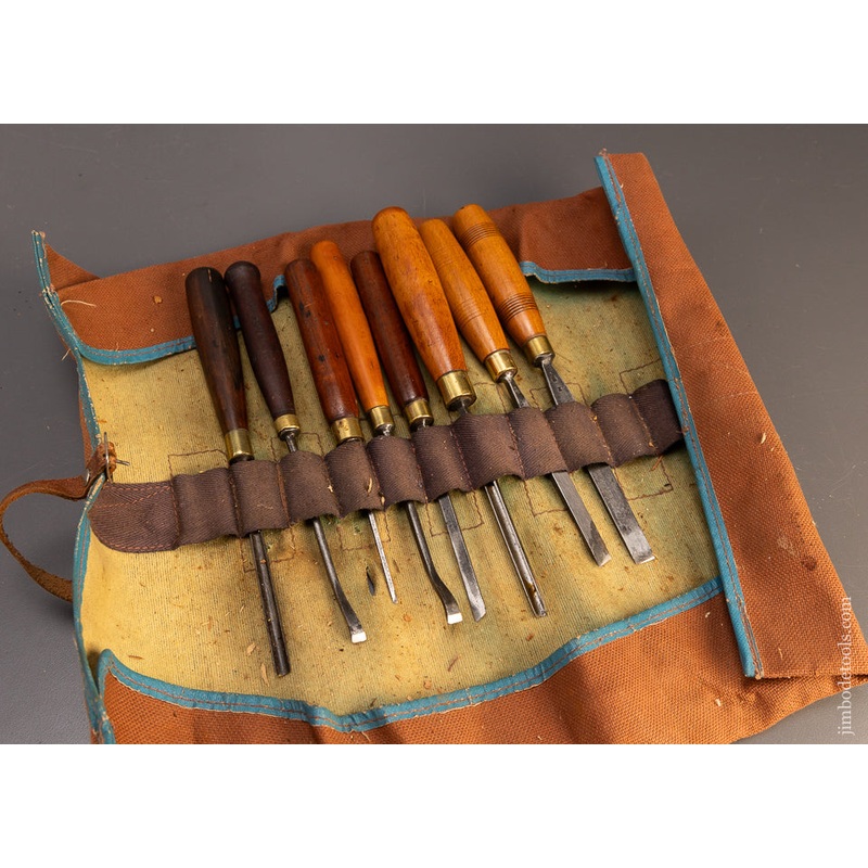 8 ADDIS Carving Chisels – 110395