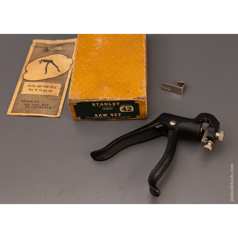 STANLEY No. 42x Saw Set Mint in Box – 111138