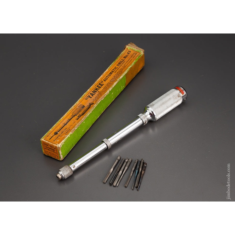 YANKEE No. 4 Automatic Drill with Decal Mint in Box – 102717