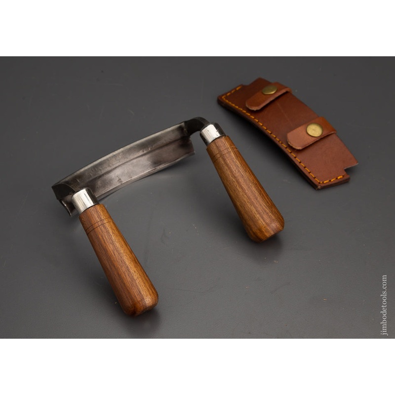 Amazing 5 Inch Chair Maker’s Scorp Inshave Draw Shave Dead Mint Rosewood Handles! – 102740M –