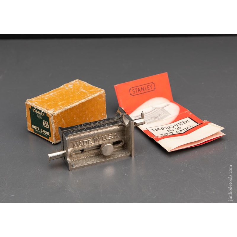 STANLEY No. 95 Butt Gauge in Original Box – 93904