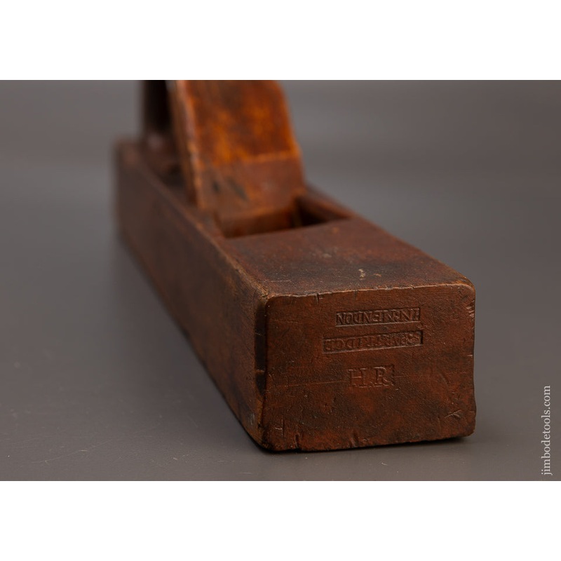 Very Rare 5 STAR 18th C Panel Raiser Plane SIGNED – STEPHEN PARTRIDGE IN MENDON – EXCELSIOR 109400