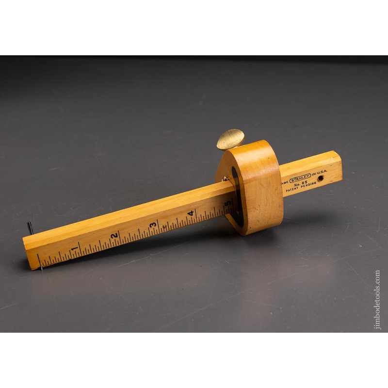 STANLEY No. 65 Boxwood Marking Gauge Dead Mint with Hang Hole – 94911