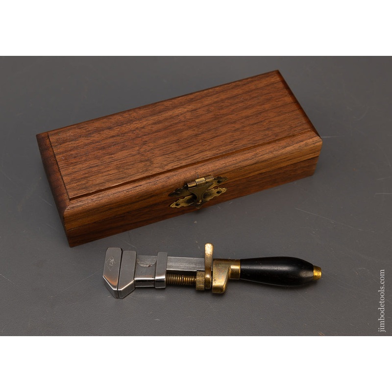 Stunning Miniature 4 1/2 Inch Patented Wrench by HILARY KLEIN in Original Box W.E. TAFT — 109376