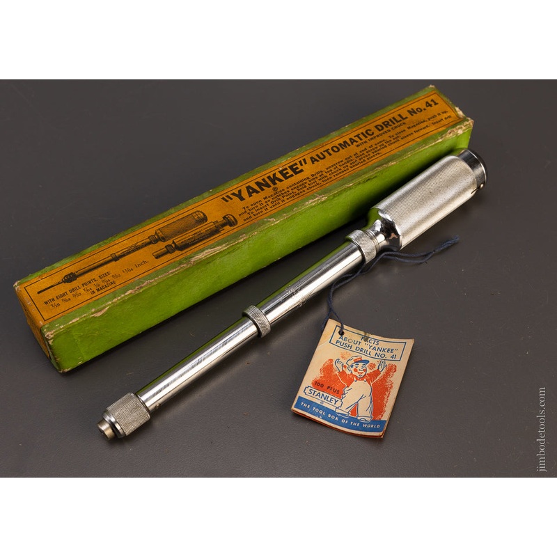 YANKEE No. 41 Automatic Drill with TAG Mint in Original Box – 107461