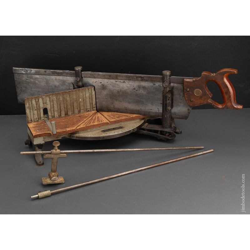 STANLEY No. 2358 Deluxe Mitre Box 100% Complete – 93813