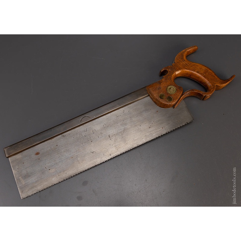 Very Rare PLATT & HOLROYD N.Y., N.Y. 14 Inch Back Saw Ca. 1840 – EXCELSIOR 107616