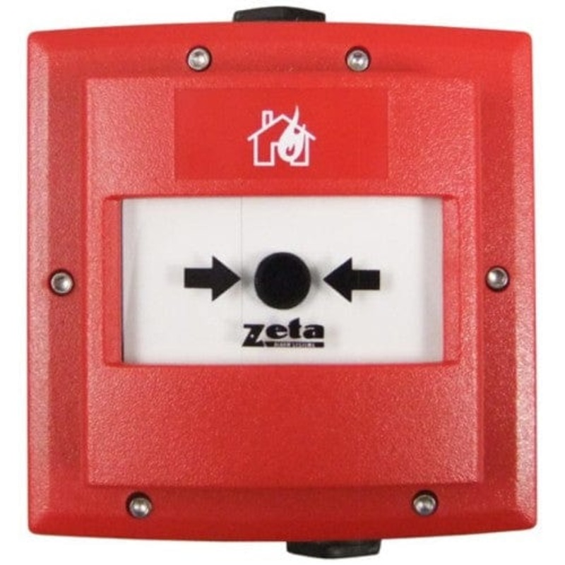 Zeta Weatherproof Addressable Surface Mount Manual Call Point – ZT-CP3/AD/WP