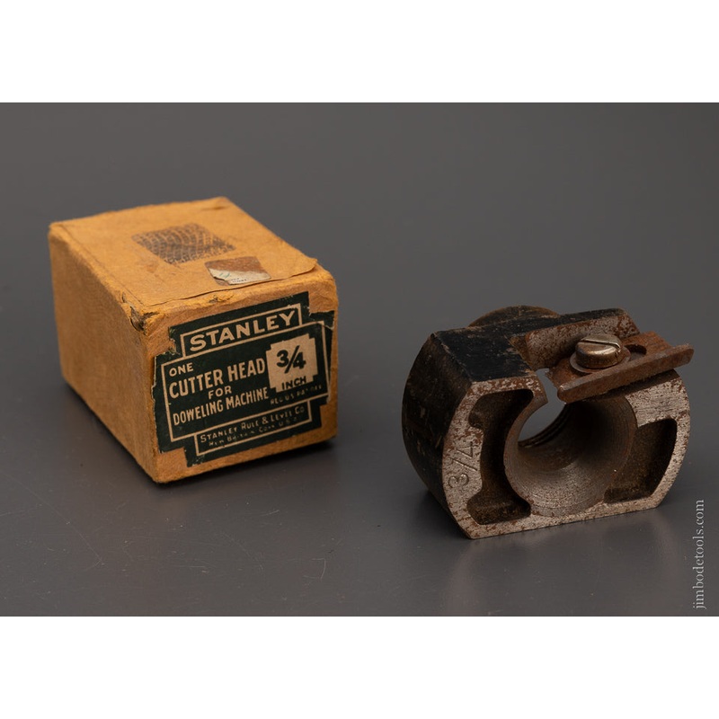 3/4 Inch STANLEY Cutter Head for Dowelling Machine Mint in Box – 105570