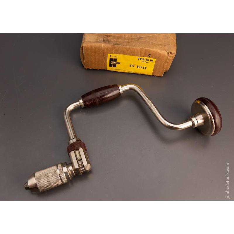 STANLEY No. 945 Bit Brace Mint in Box 10 Inch – 99638