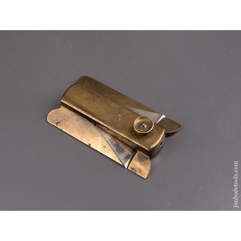 Stunning! Brass Double Side Rabbet Plane – Excelsior 85417RU