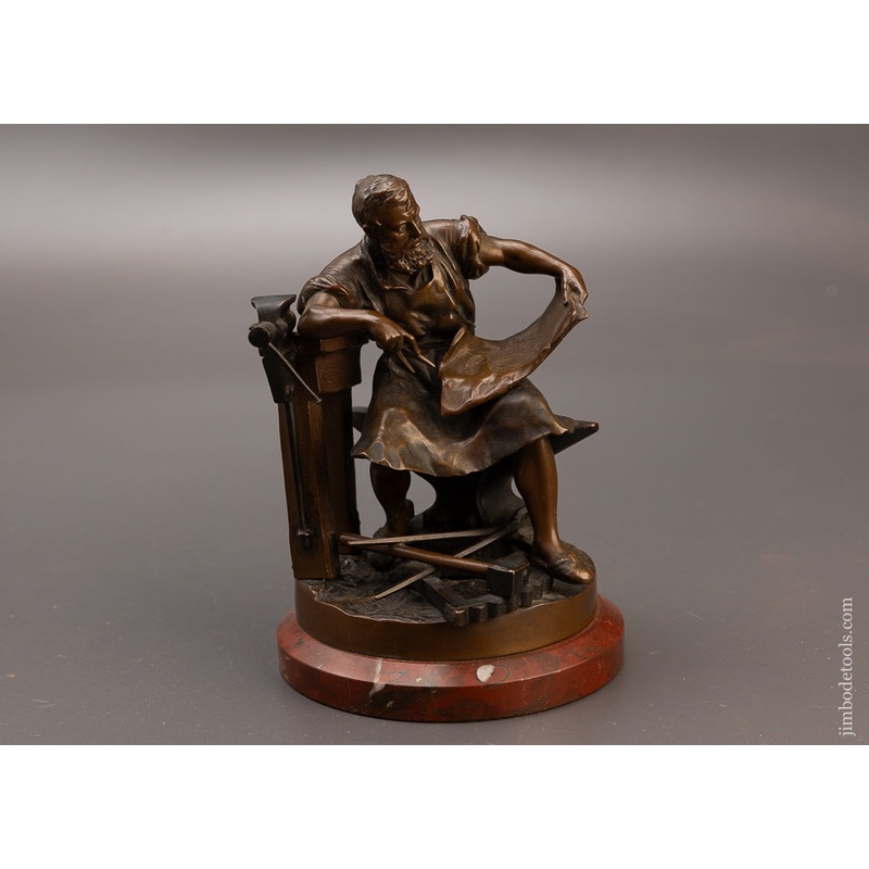 Stunning DATED & SIGNED Bronze of Blacksmith by HANS GURADZE (1861-1922) – EXCELSIOR 111368