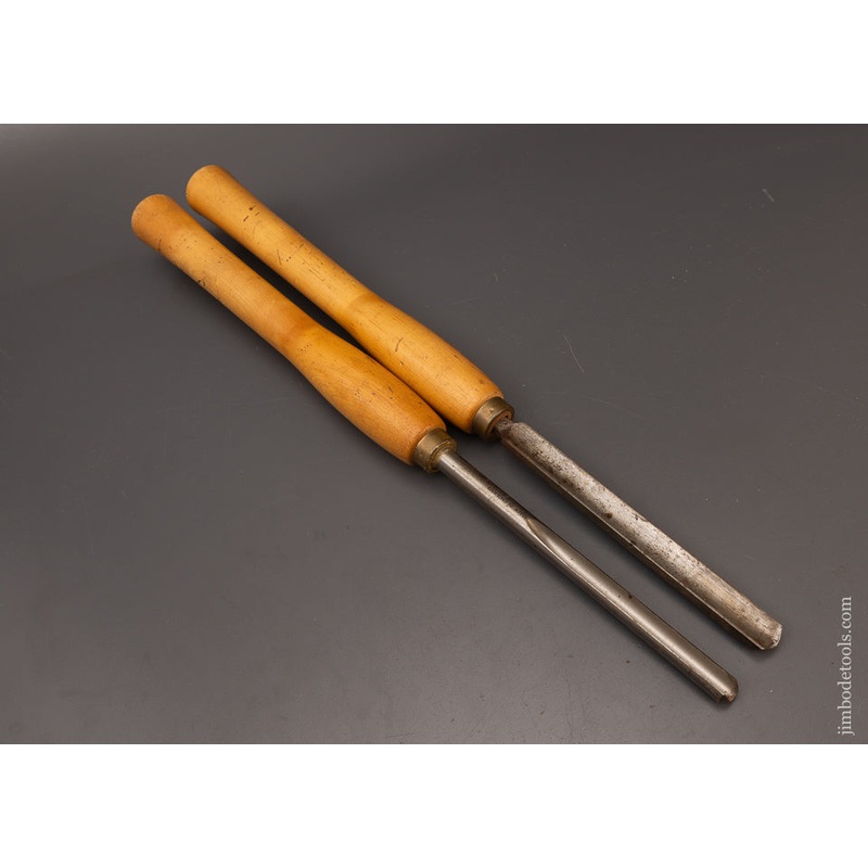 2 Massive 22 Inch Turning Gouges Made in England – 112276