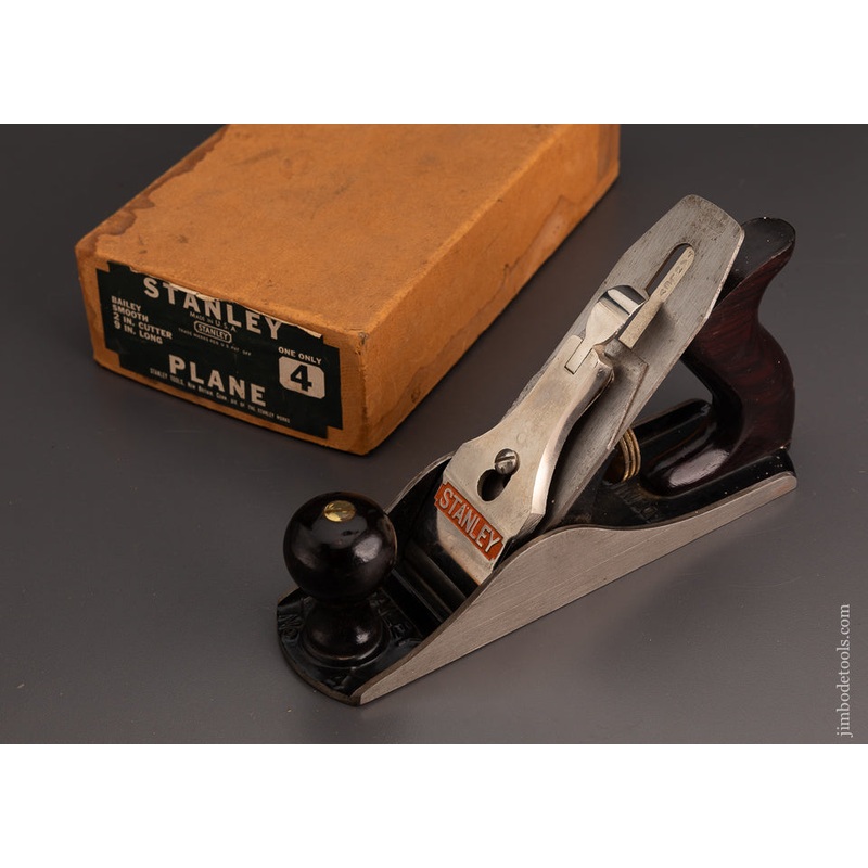 STANLEY No. 4 Smooth Plane in Original Box – 103215