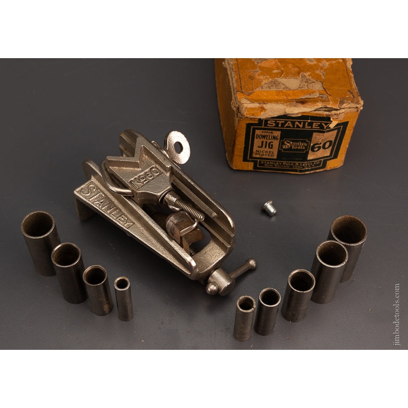 STANLEY No. 60 Dowel Jig 100% Complete in Original Box – 105497